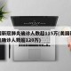 美国新冠肺炎确诊人数超115万(美国新冠肺炎确诊人数超120万)