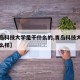 【青岛科技大学是干什么的,青岛科技大学到底怎么样】