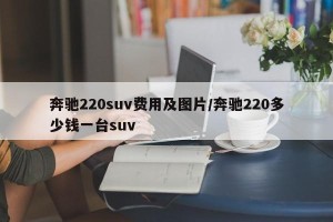 奔驰220suv费用及图片/奔驰220多少钱一台suv